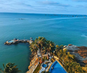 Torre Marina relajante depar esquinero en 7 piso frente al mar